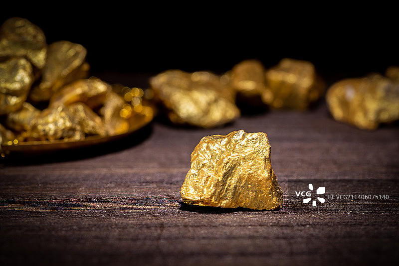 黄金金矿石图片素材