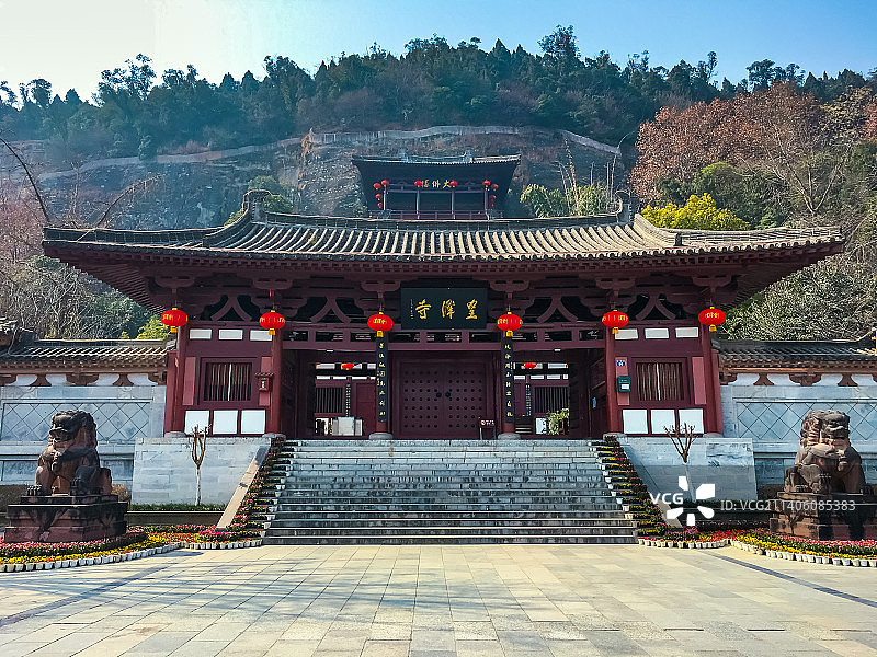 四川广元市皇泽寺图片素材