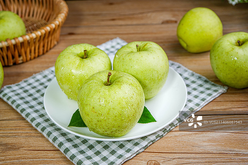 王林苹果图片素材