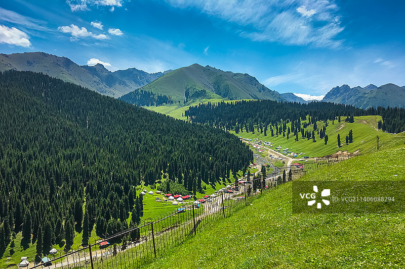 新疆乌鲁木齐南山菊花台景区图片素材