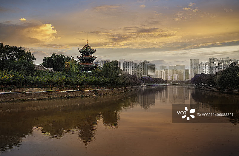 成都望江亭图片素材