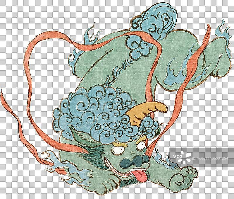 牛魔王的坐骑避水金晴兽年兽怪物元素图片素材