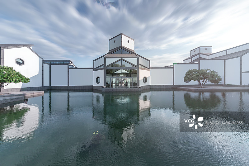 现代中式建筑——苏州博物馆图片素材