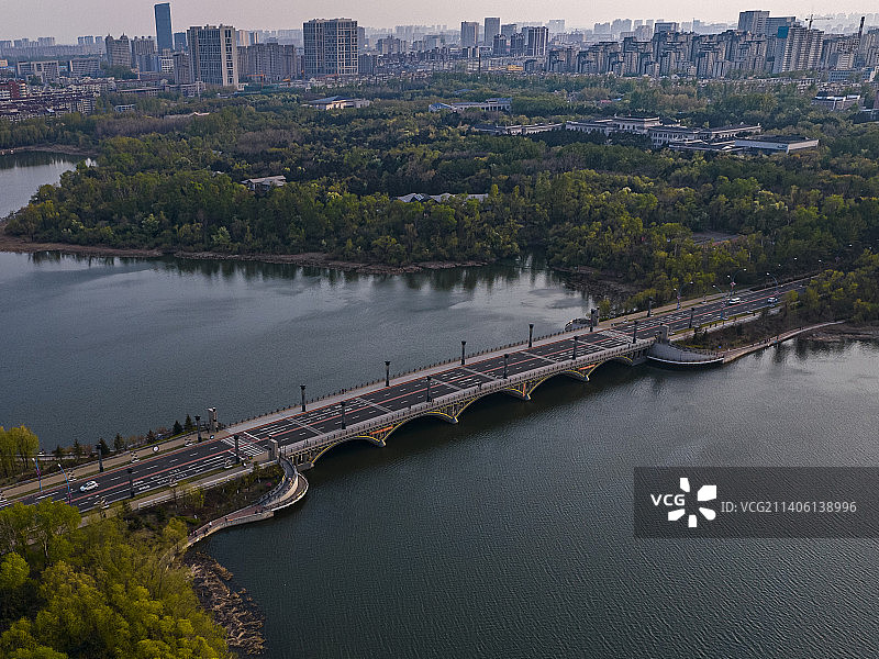 长春南湖大桥图片素材