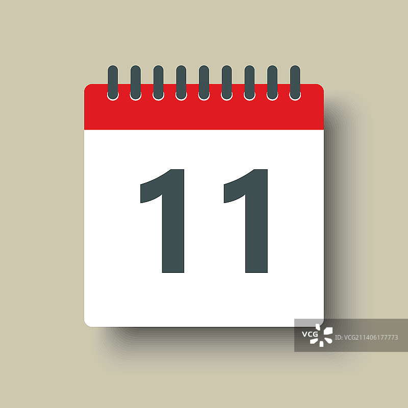 每月11号日历图标图片素材
