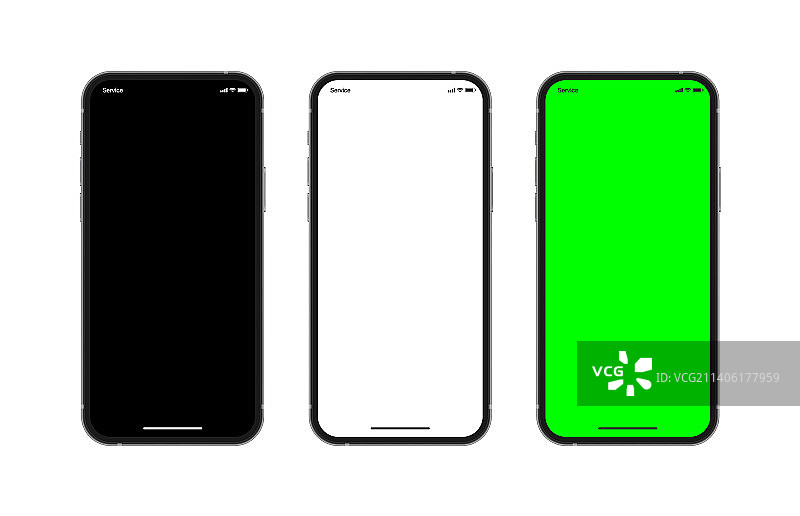 黑白配色3D手机模型图片素材