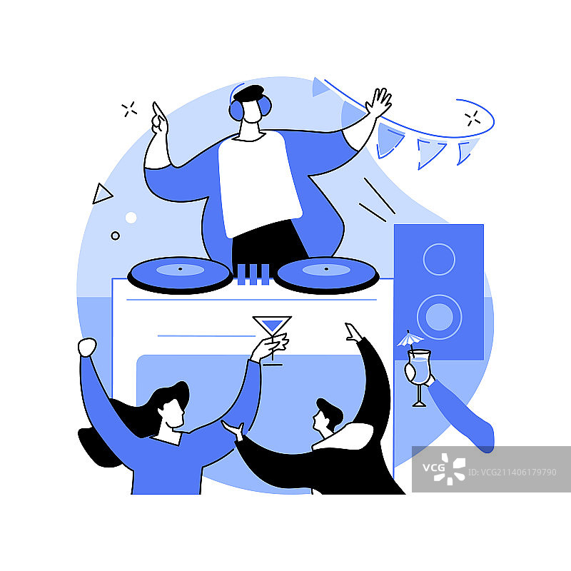 卡通DJ设备图片素材