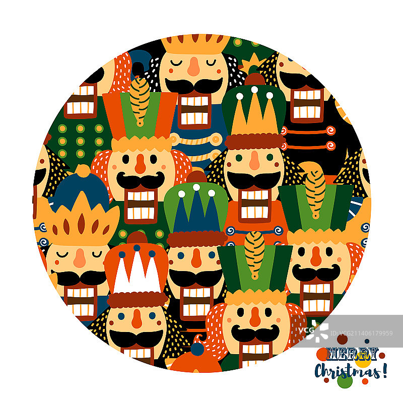 可爱的胡桃夹子图片素材