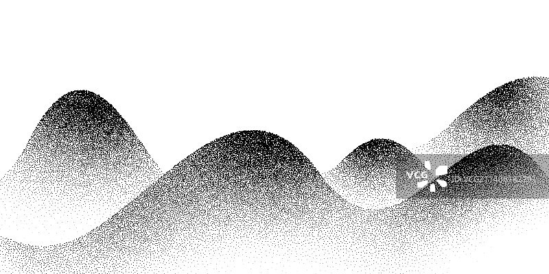 点状山脉图案黑色噪点背景图片素材