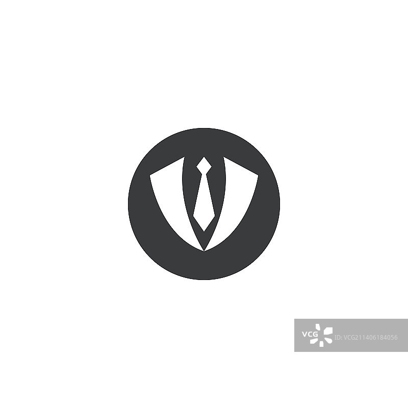燕尾服标志，商务男士标志，婚礼策划图片素材