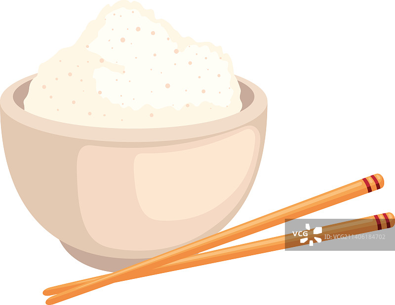 亚洲米饭与筷子图片素材