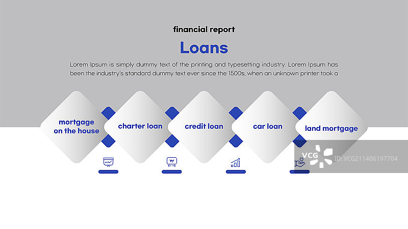 演示报告模板设计_金融商业图片素材