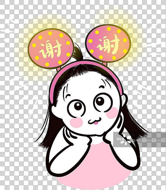 灯牌少女图片素材