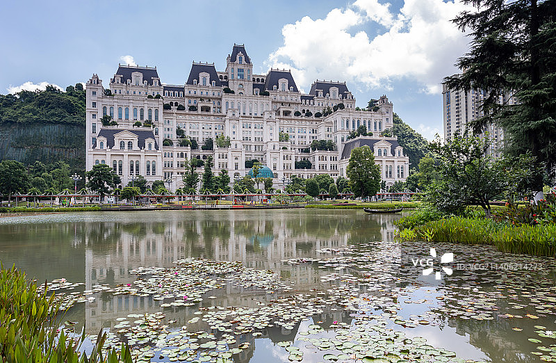 贵州花果园湿地公园铂翎汇艺术中心图片素材