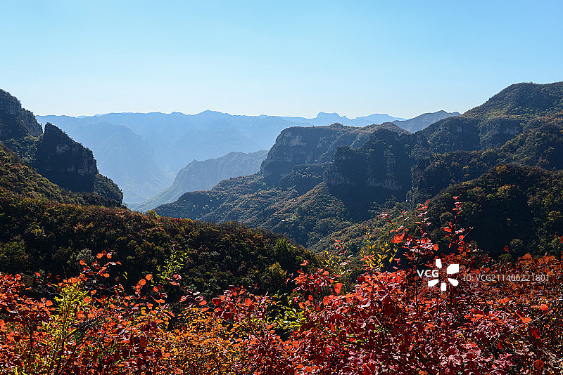 太行山秋色图片素材