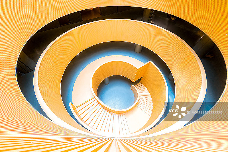 生命之环，螺旋状建筑图片素材