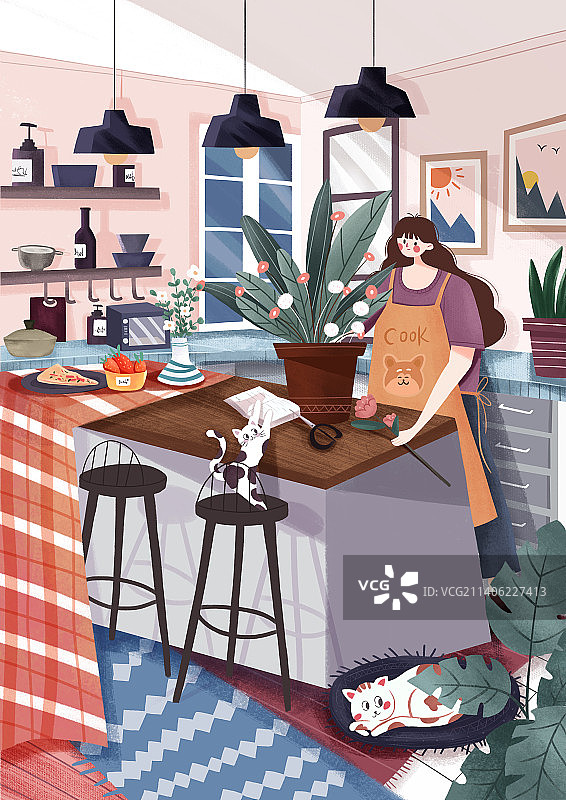 我的美味厨房图片素材