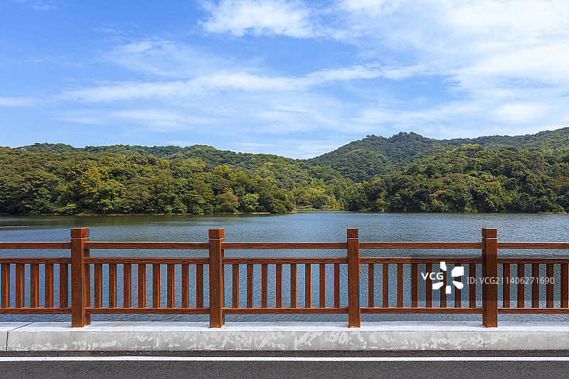 广州白云山风景区黄婆洞水库图片素材