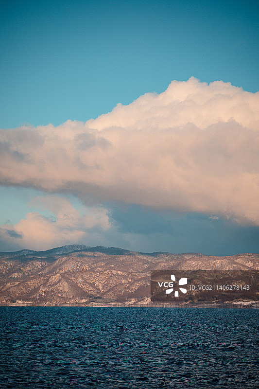 日本北海道洞爷湖的风光图片素材