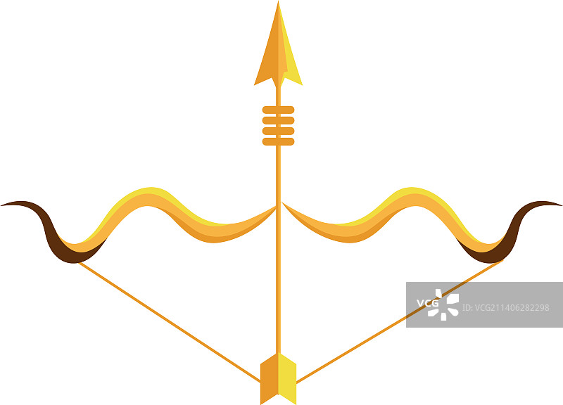 印度教弓金色武器图片素材