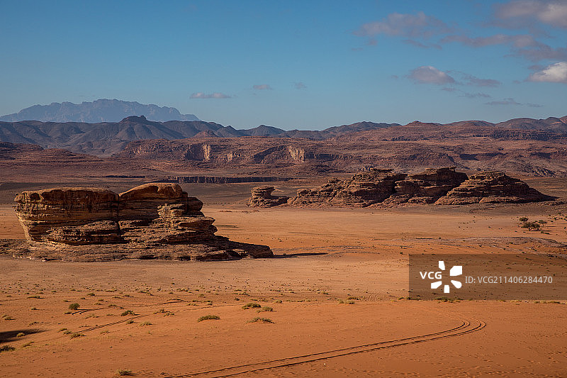 沙特塔布克Tabuk红色沙漠图片素材