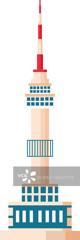 N首尔塔地标图片素材