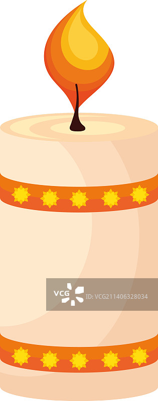 宗教蜡烛装饰图片素材