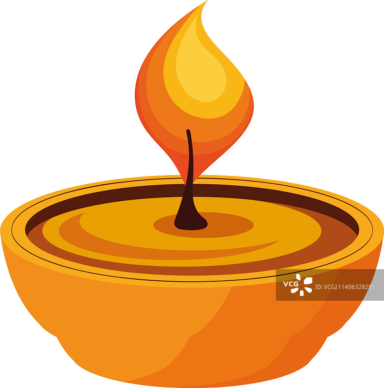 庆祝排灯节蜡烛图片素材