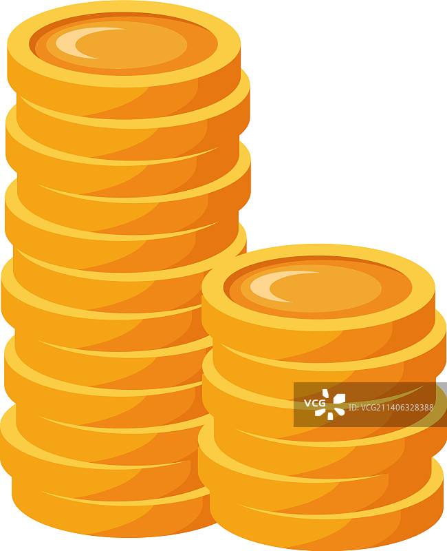 成堆的金币图片素材