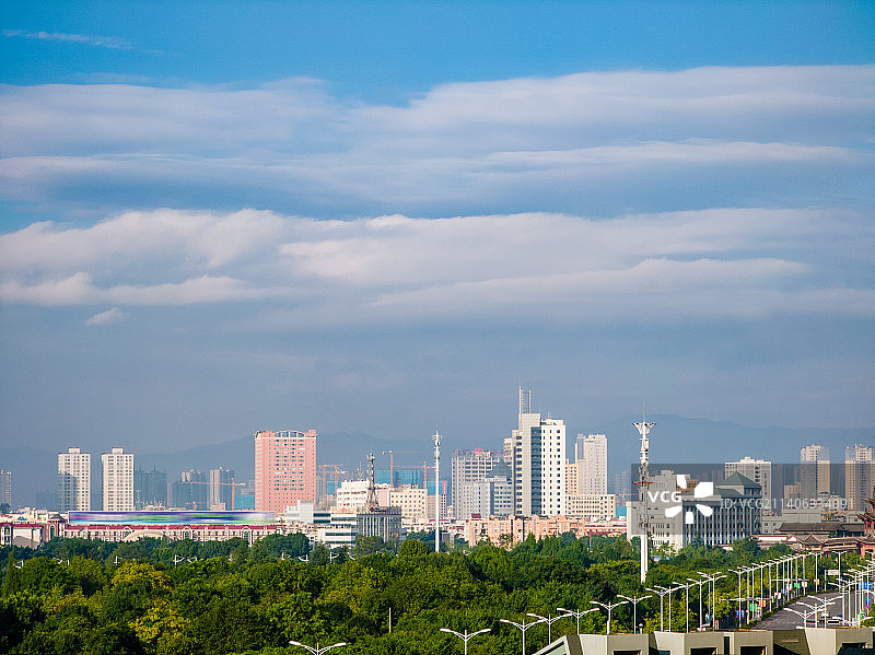 云南省玉溪市红塔区城市风光图片素材