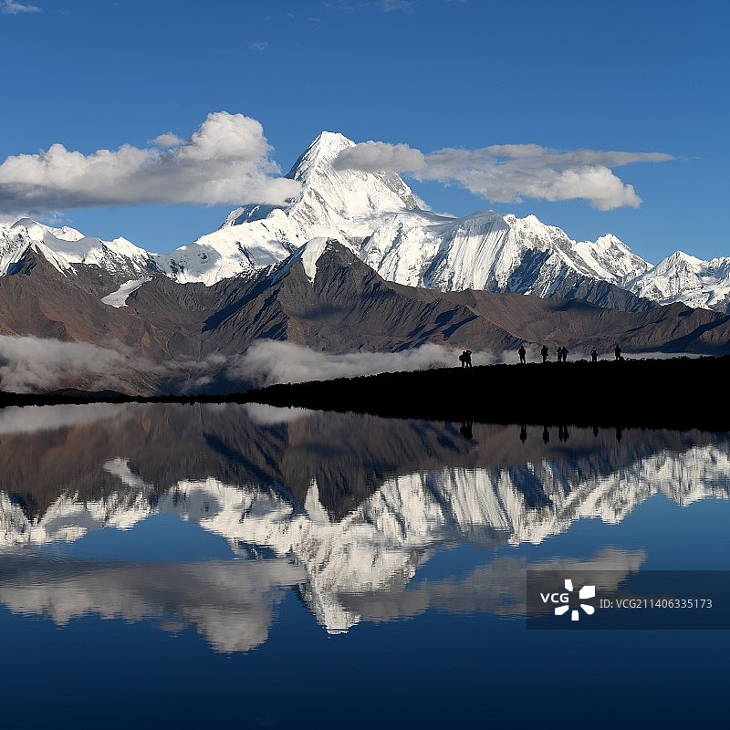 守望贡嘎图片素材