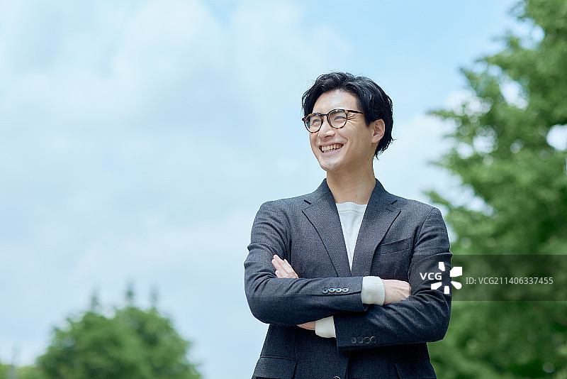 日本商人肖像图片素材