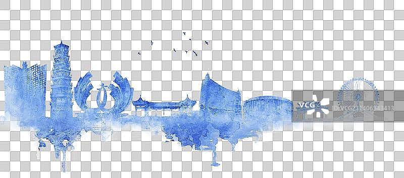 清远城市建筑免扣元素图片素材