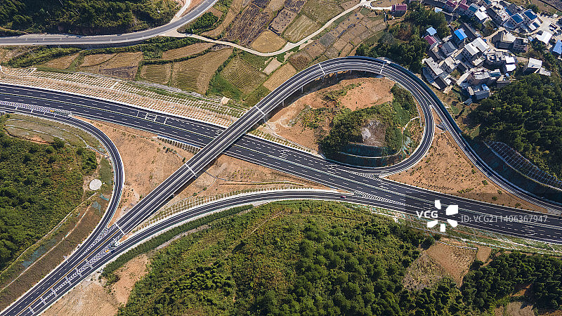 贵州岑巩：高速县域互通，出行无忧图片素材