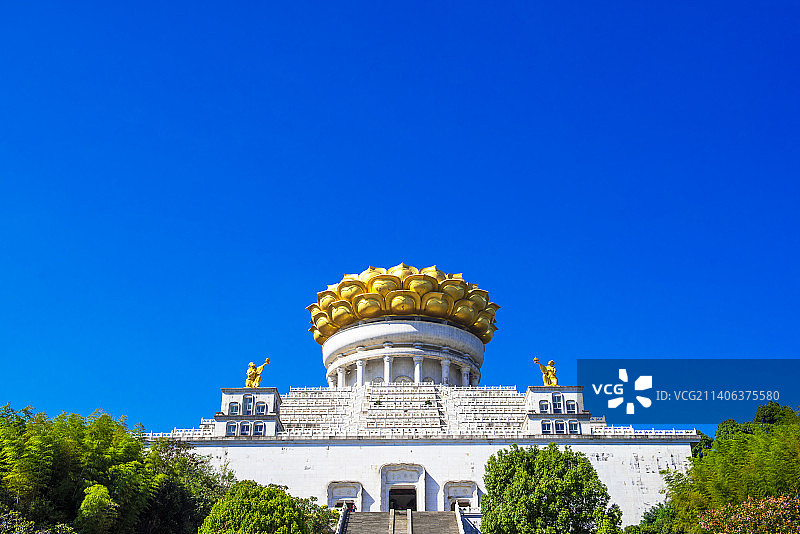 浙江绍兴大香林景区龙华寺兜率天宫 兜率天宫图片素材