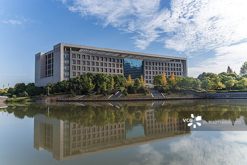 安徽工业大学图书馆图片素材