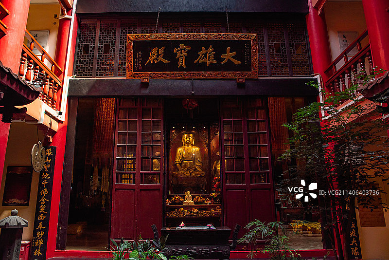 中国重庆千佛寺佛像图片素材
