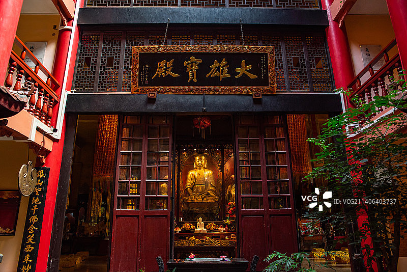 中国重庆千佛寺佛像图片素材