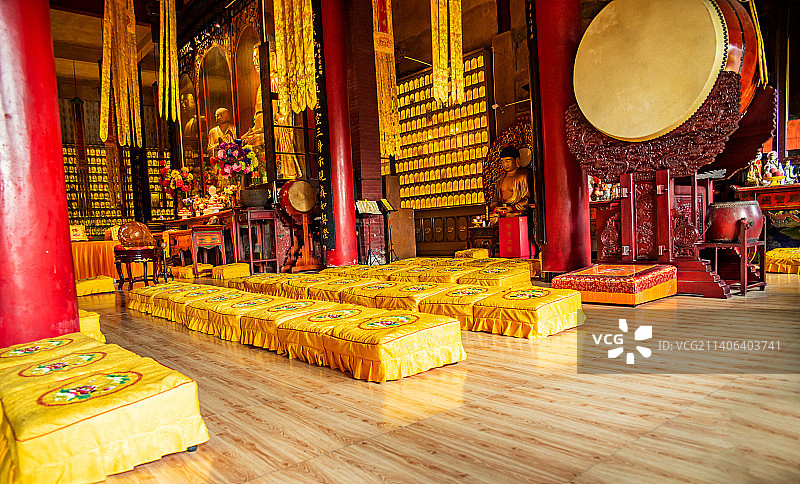 中国重庆千佛寺内殿图片素材