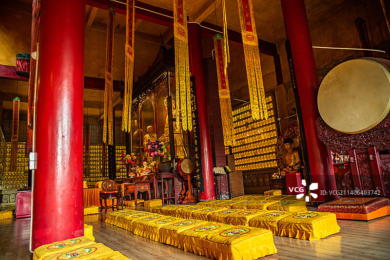 中国重庆千佛寺内殿图片素材