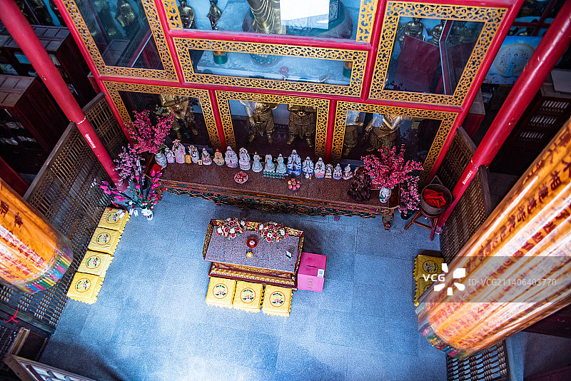 中国重庆千佛寺内殿图片素材