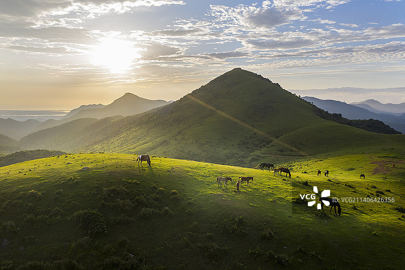 大姆山草原图片素材