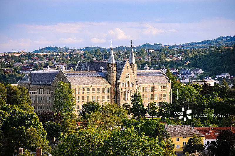 挪威德隆哈姆大教堂图片素材