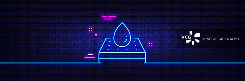 防水床垫保护罩线性图标图片素材