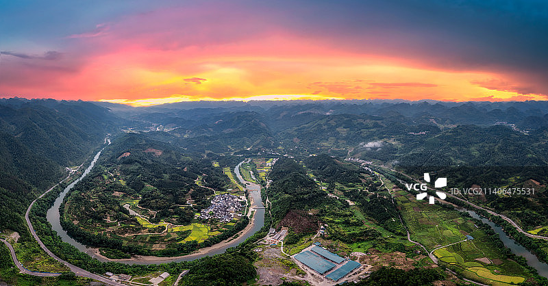 荔波樟江脚村图片素材