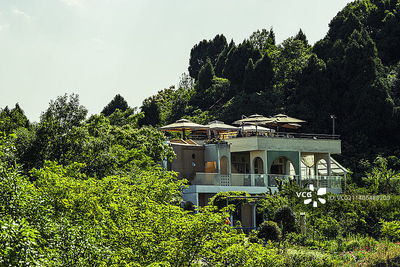 山里人家图片素材