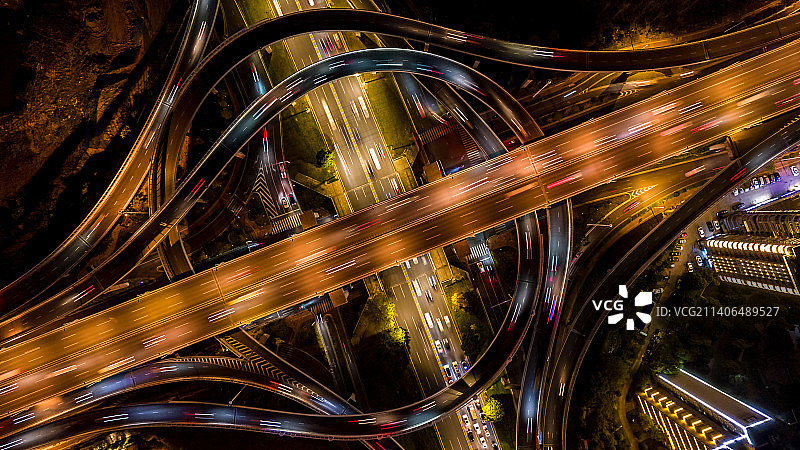 湖南长沙马栏山立交桥城市建筑交通图片素材