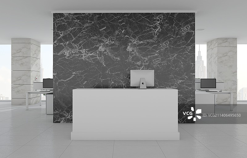 办公室前台图片素材