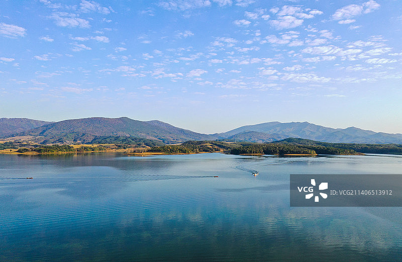 松花湖云海图片素材