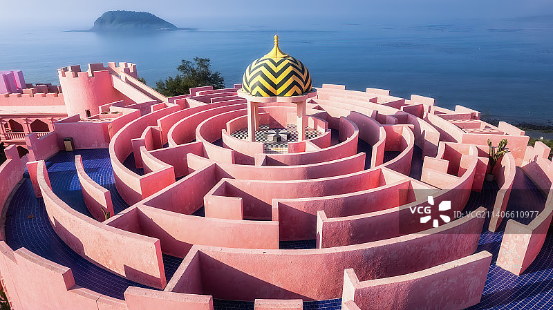 『粉色迷宫』图片素材